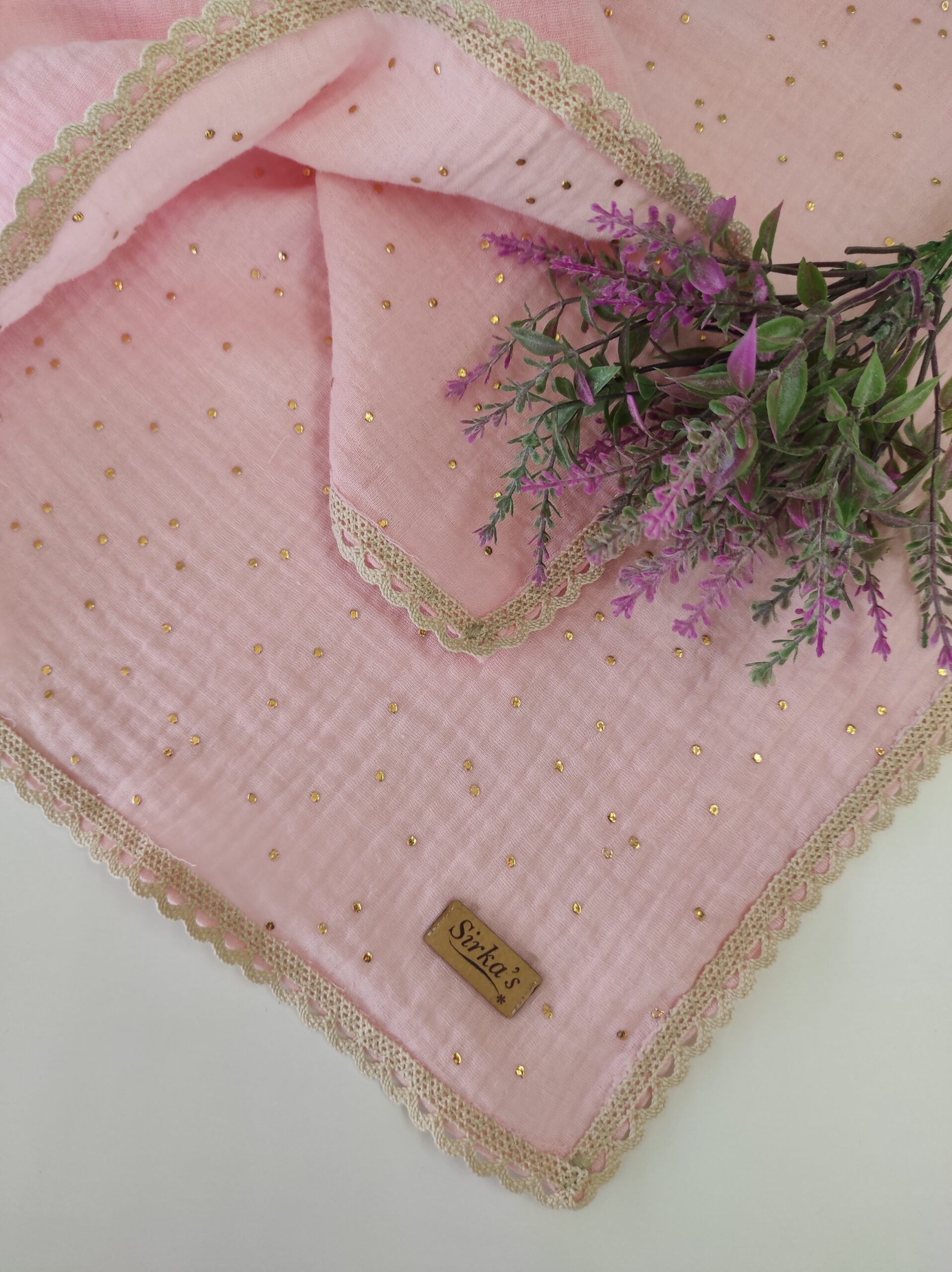 gold-dots-pink-scaled-1.jpg Gold Dots Pink - Image 1