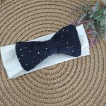 White - Gold Dots