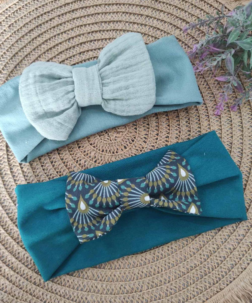 kordeles-mallion-set-2-peacock-blue.jpg Mint & Peacock - Σετ 2 τεμ. - Image 1