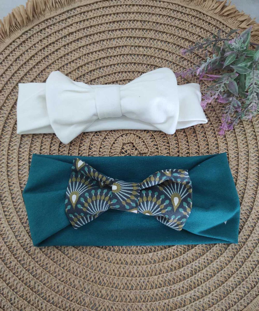 kordeles-mallion-set-2-peacock-white.jpg White & Peacock - Σετ 2 τεμ. - Image 1