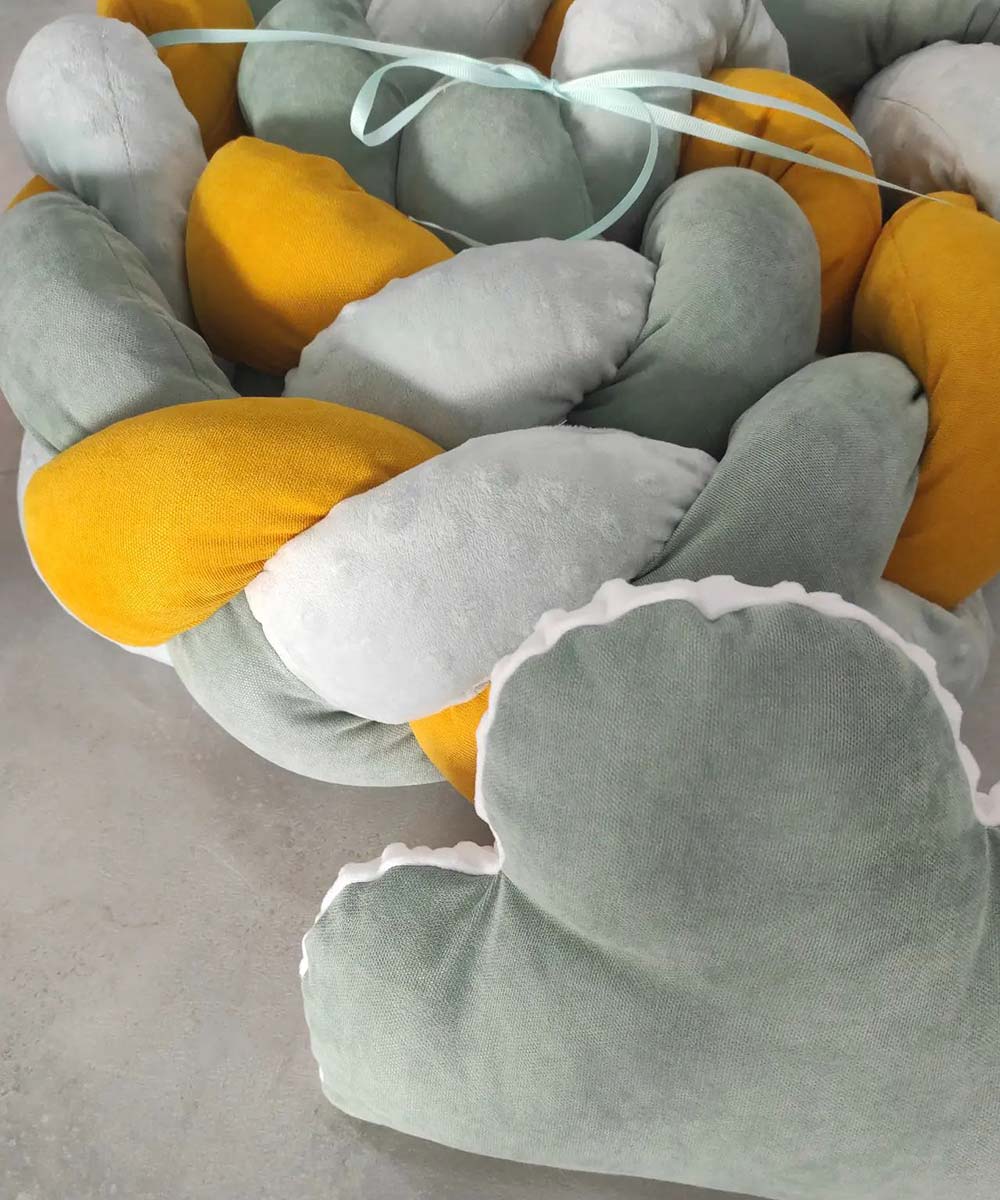 pleksouda-3pli-mustard.jpg Multi Color - Μουσταρδί - Μέντα - Image 1