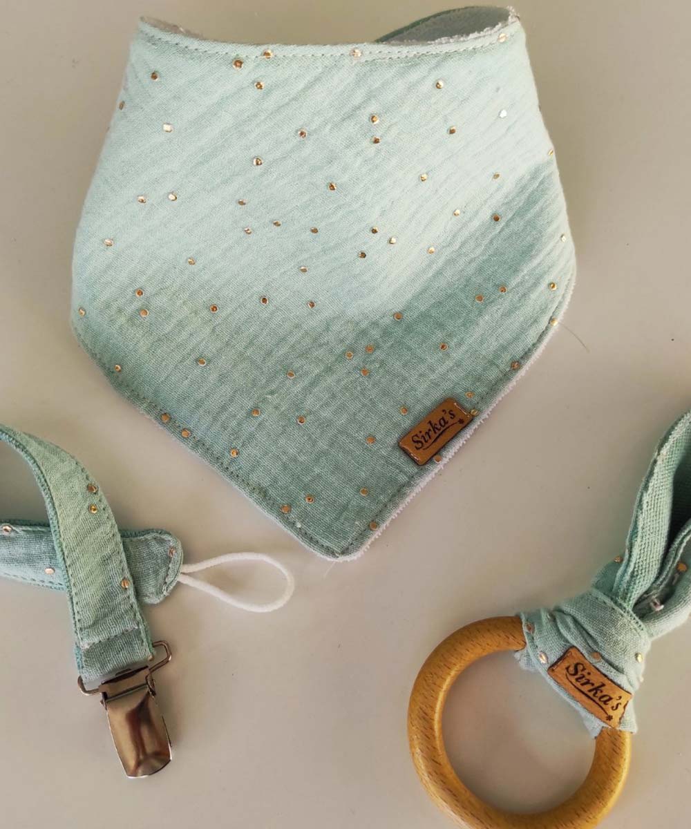 saliara-badana-gold-dots-aqua.jpg Gold Dots Aqua - Image 1
