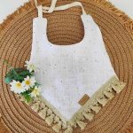 Boho Gold Dots White