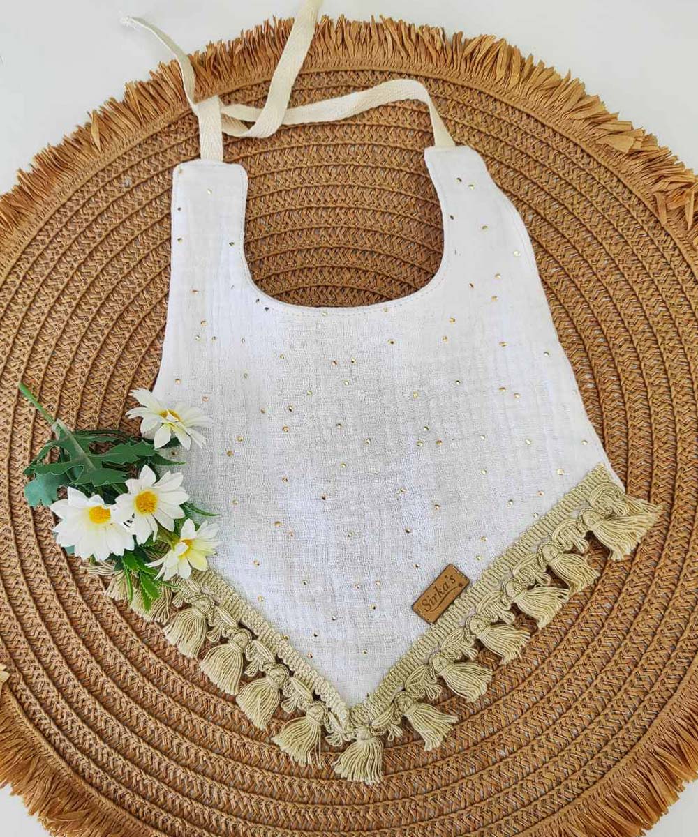 saliara-boho-gold-dots-white.jpg Boho Gold Dots White - Image 1