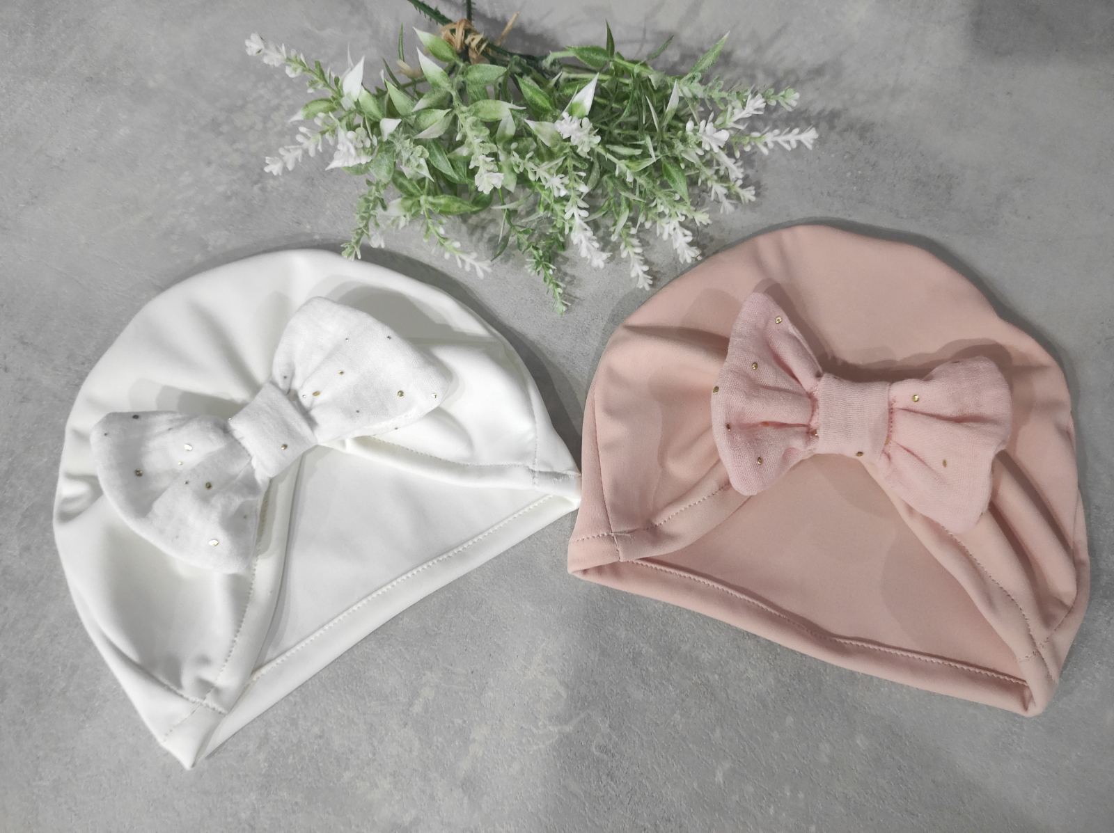 white-pink-tourbani-set-2.jpg Λευκό - Ροζ, Σετ 2 τεμ. - Image 1